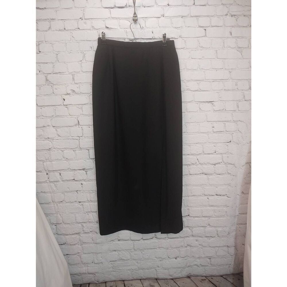 Patra PETITE VINTAGE Women's Size 8 PETITE Black Straight Skirt